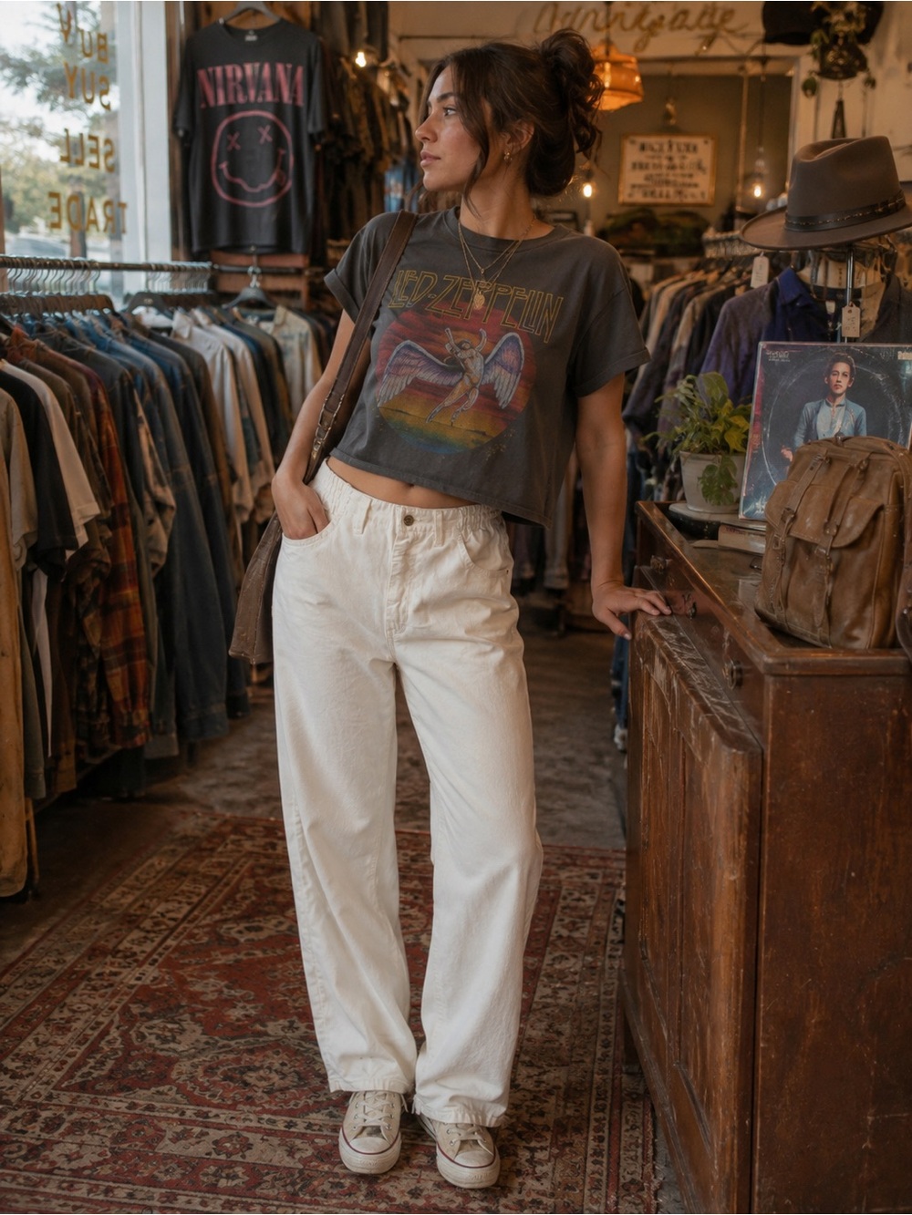 Lee Women's Boyfriend Jeans — White